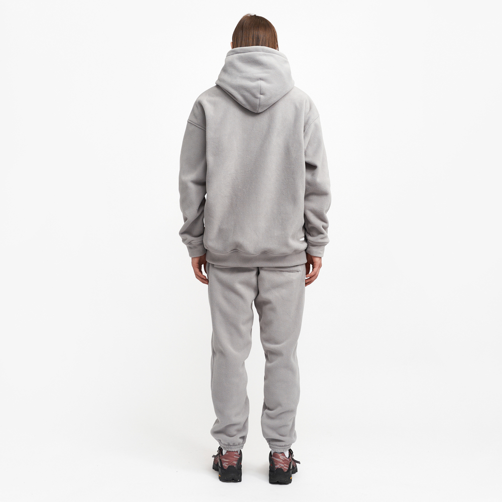 Худи "Fleece/Logo" Светло-серый