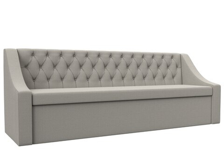 Диван кухонный прямой Мерлин, Амур 02 бежевый, Рогожка, 122467