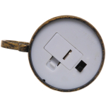 Сувенир с подсветкой «Лампа-Винтаж» 7,3*18,5 см, Бронза