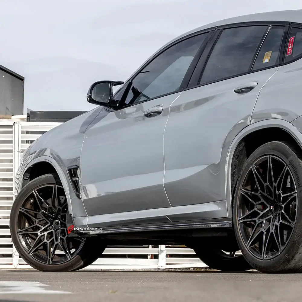 Карбоновые боковые юбки для BMW X3M F97 Рестайлинг / X4M F98 Рестайлинг 2022+ БМВ