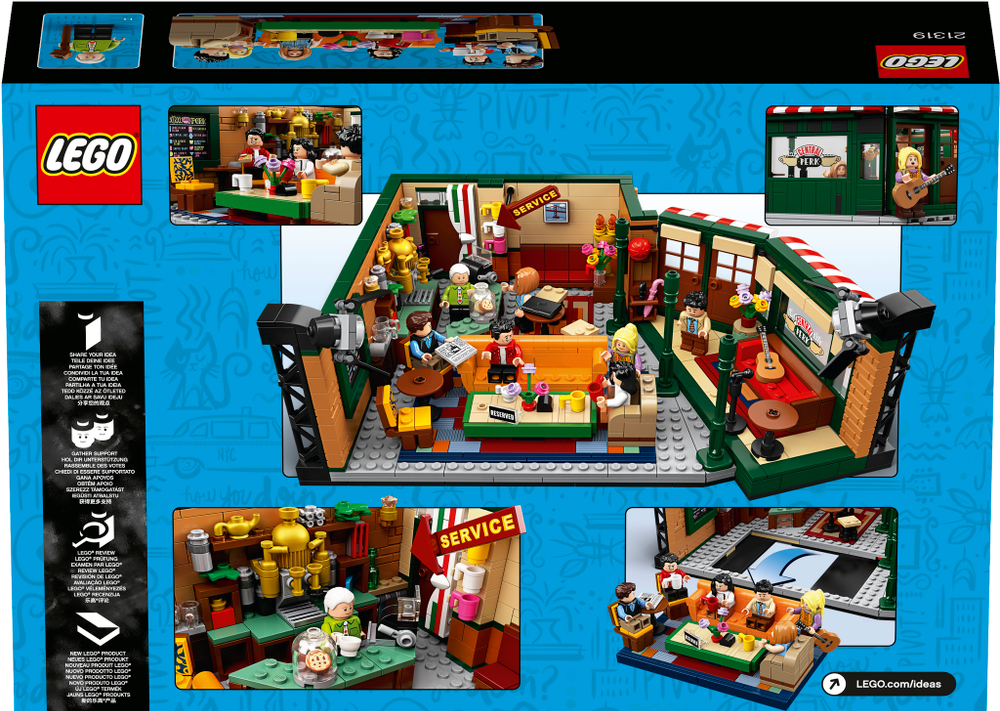 LEGO Ideas: Друзья: Центральная кофейня 21319 — Central Perk — Лего Идеи