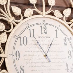 Часы настенные London Time большие Айвори