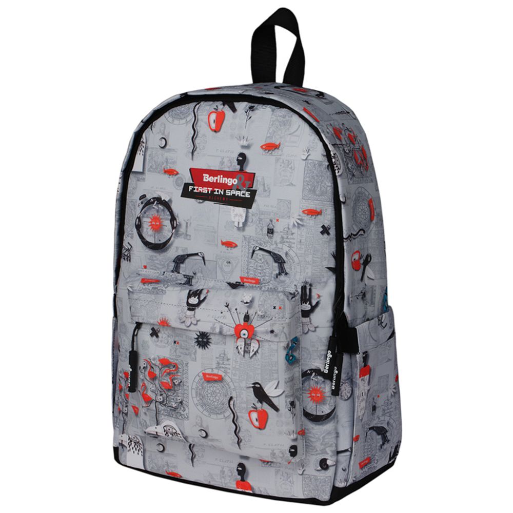 Рюкзак Berlingo Casual First in Space 39,5*27*13см, 500 гр., 1отд. 3карм, уплотненная спинка