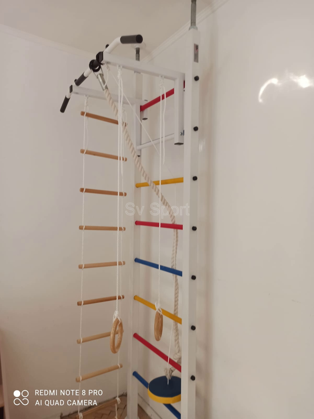 Монтаж шведской стенки Sv Sport враспор