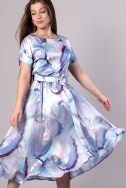 Платье женское 3989зп, Абстракция #110Аб053989зп