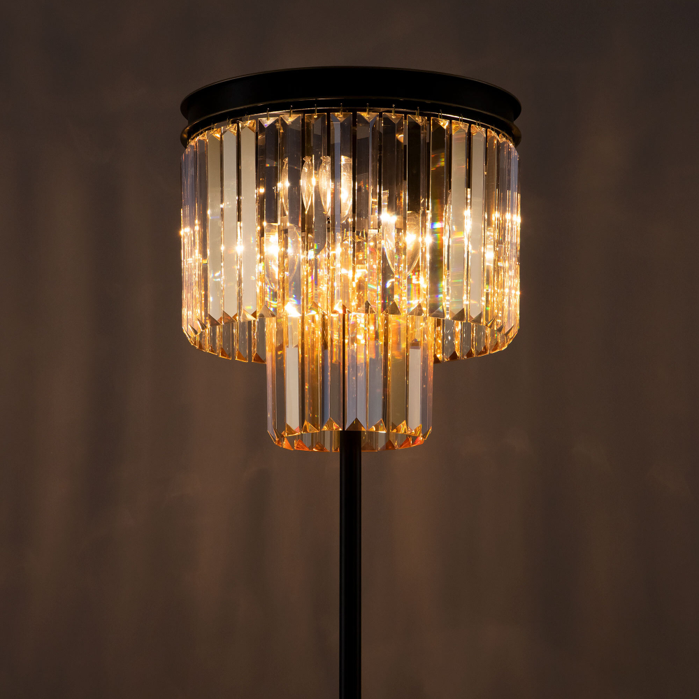 Citilux Мартин CL332962 Торшер хрустальный Шампань