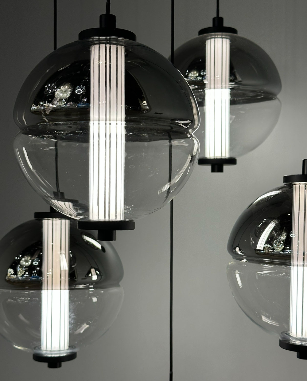 Подвесной светильник MD24022079-3A black/smoky