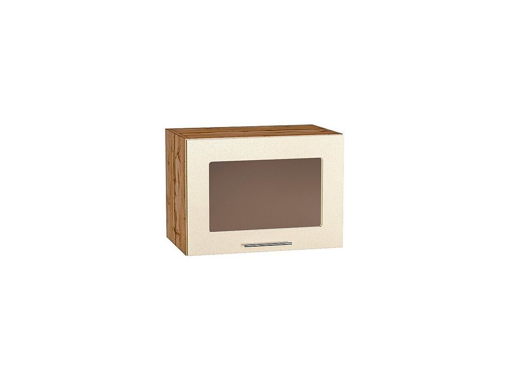 Шкаф верхний горизонтальный остекленный Валерия-М