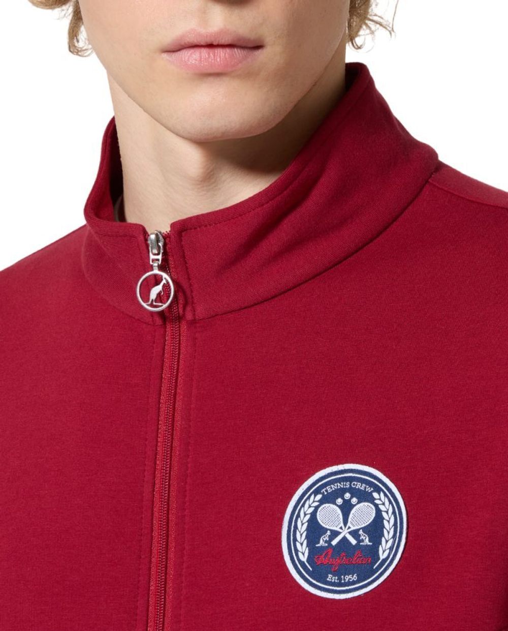 Мужская теннисная кофта Australian Fleece Legend Jacket - бордо