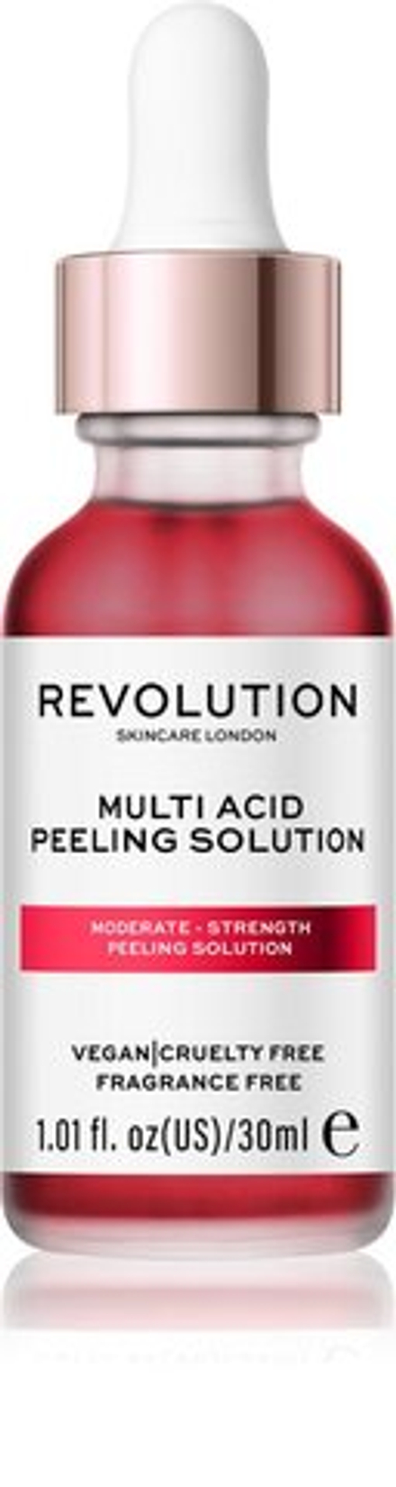 Revolution Skincare AHA + BHA Moderate Multi Acid Peeling Solution - нежная сыворотка для кожи с эффектом пилинга /   30  ml  / GTIN 5057566467377