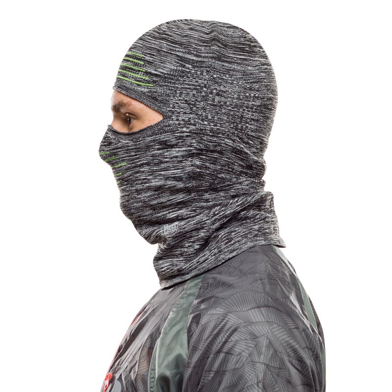 Балаклава тонкая Buff Balaclava Dryflx Light Grey Фото 3