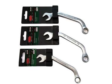 Ключ рожково-накидной С-образный 13мм на пластиковом держателе RockForce##Rock FORCE RF-76113