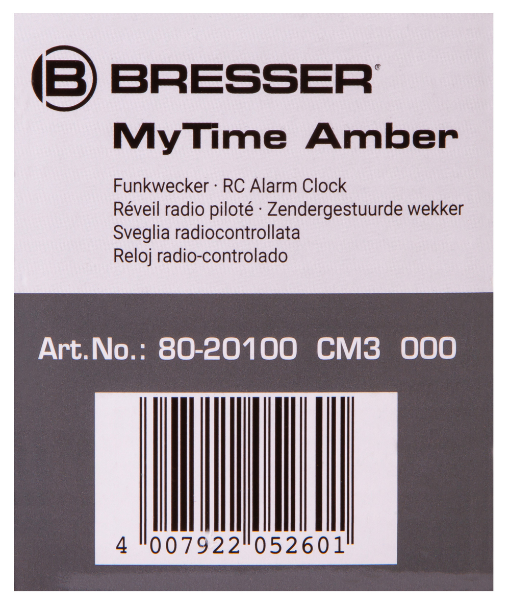 Часы Bresser MyTime Amber, черные