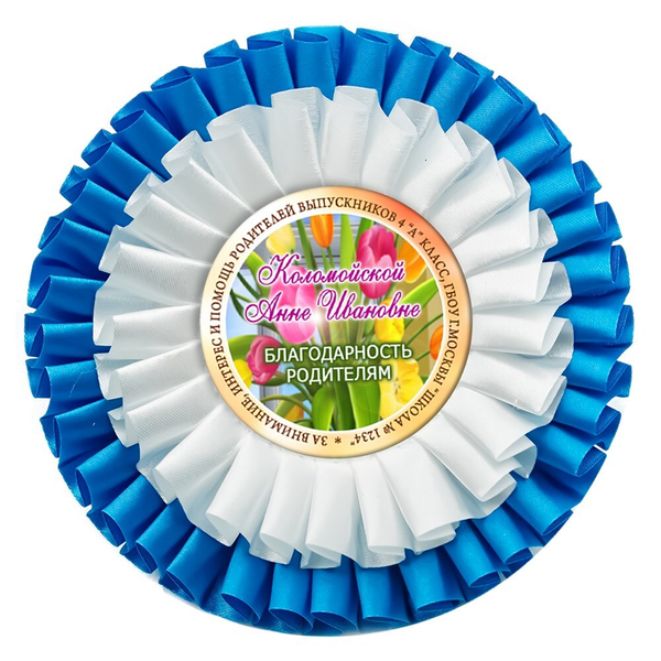 Розетка двухрядная. Выпускник 4 класса. Арт. 6949