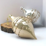 Набор украшений SHINE «Star Thread» 13,8х6,5 см (2 шт.), light champagne/silver