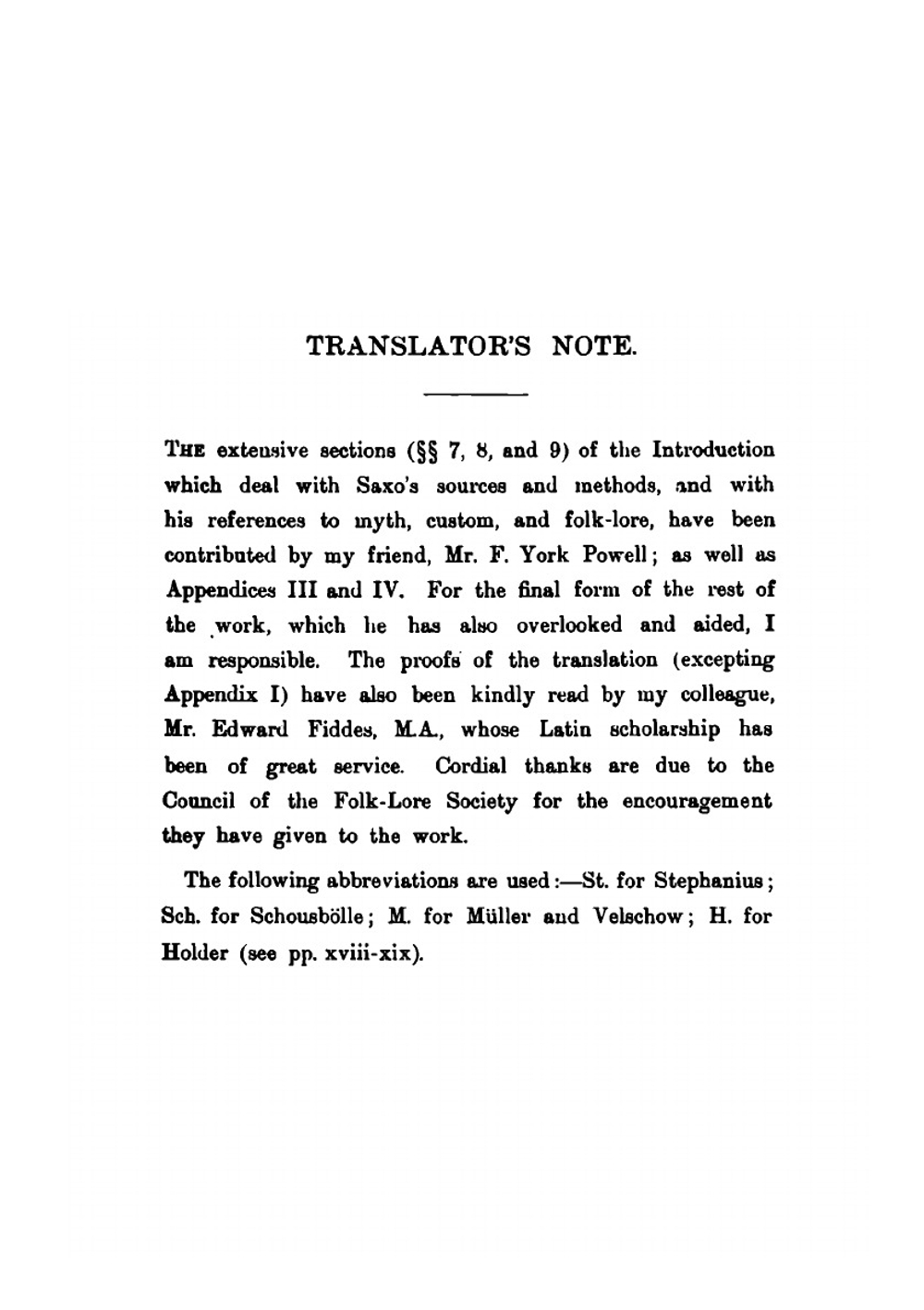 The First Nine Books of the Danish History of Saxo Grammaticus. Books 1-9 | Saxo