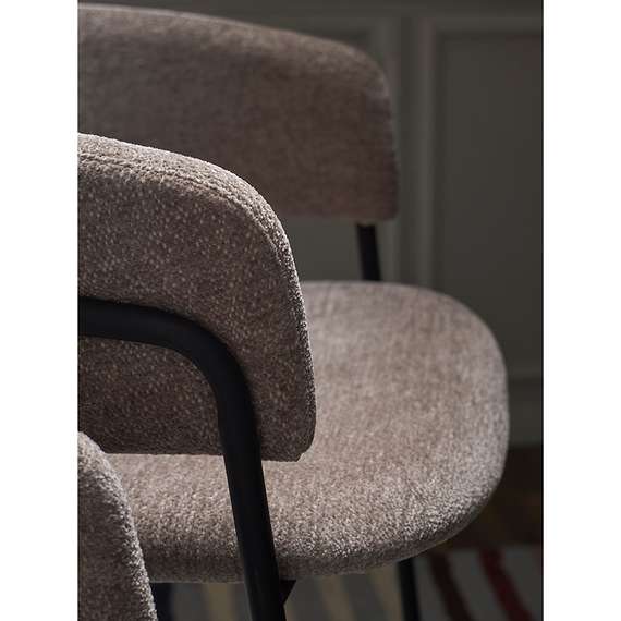 Стул барный Helning, мягкий шенилл, капучино