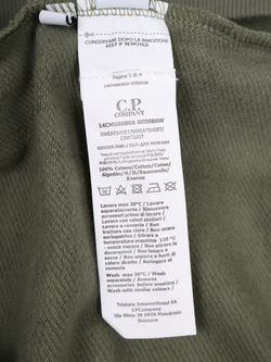 Худи C.P. Company Diagonal Raised Goggle Bronze Green