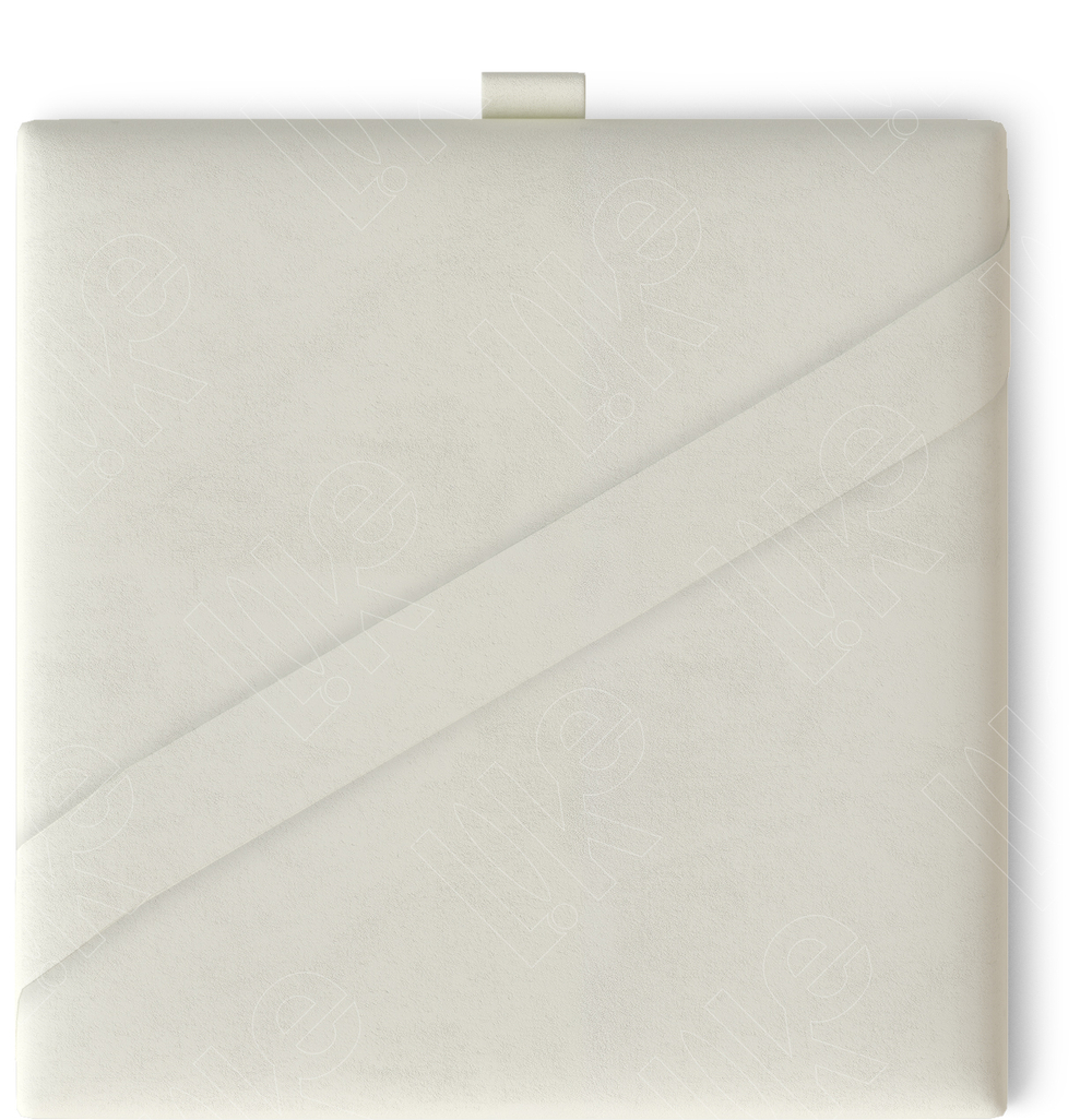Вкладыш 04/горизонтальный/для броши/лента/петелька, 48×48×3 мм