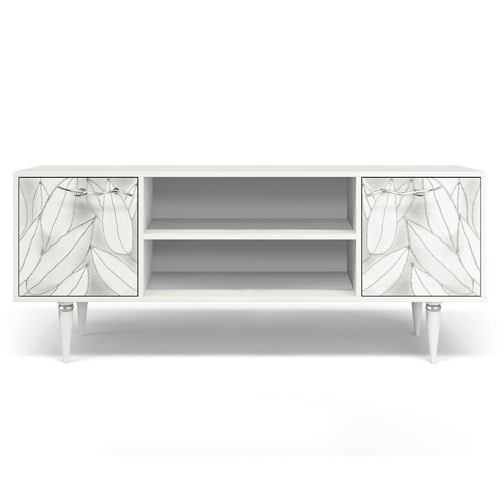 Тумба под ТВ Арт 155см Классик Айс Сильвер