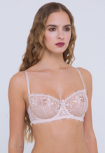 Бюстгальтер с мягкой полупрозрачной чашкой (Размер: 80F) (Цвет: белый)