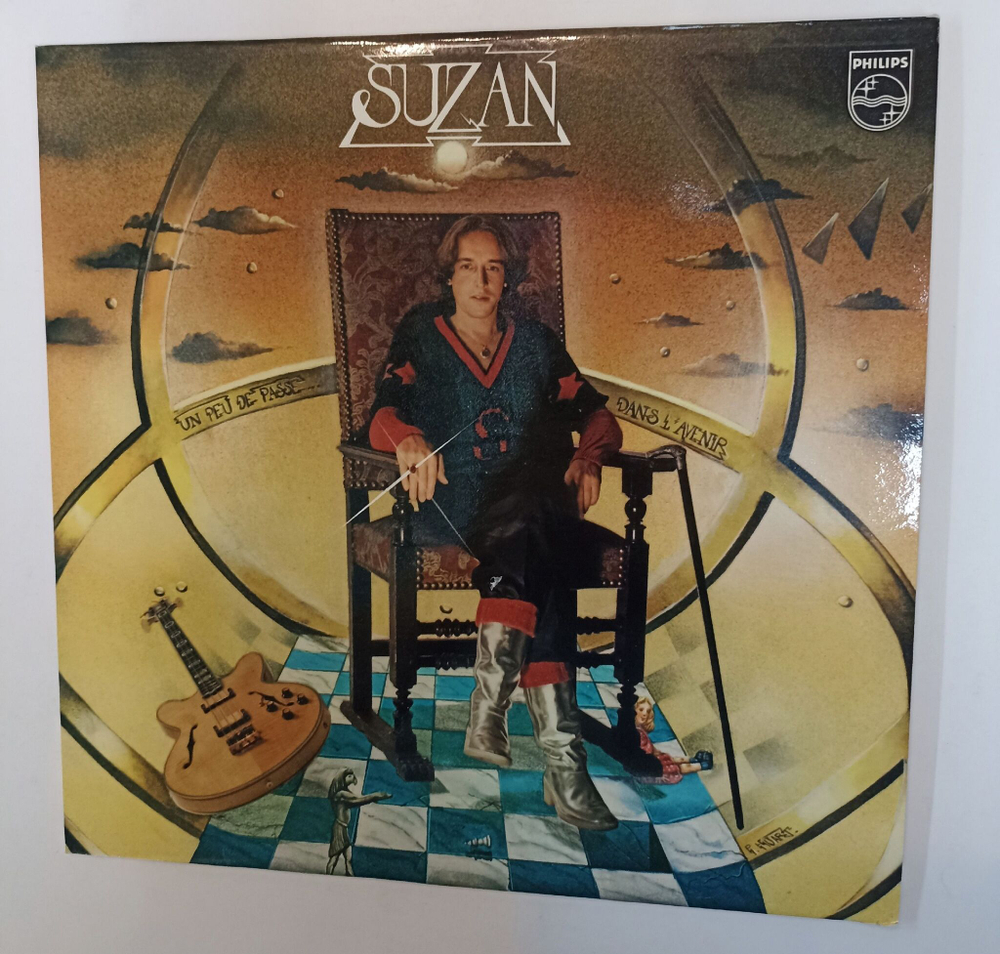 Винтажная виниловая пластинка LP Alain Suzan Un Peu De Passe Dans Lavenir (France 1976)