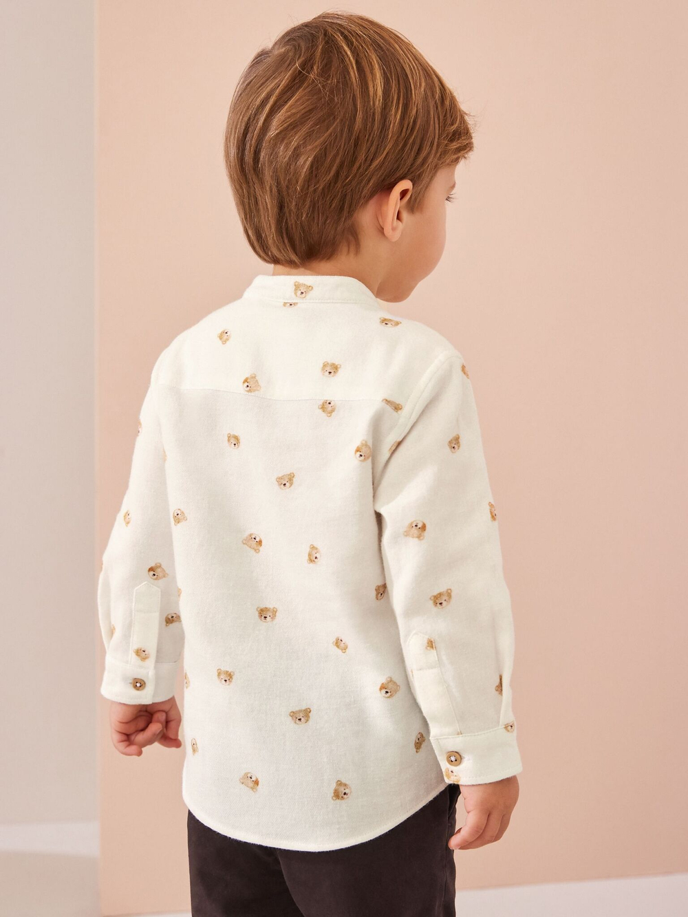 Рубашка для мальчика Next K83-269, Молочный