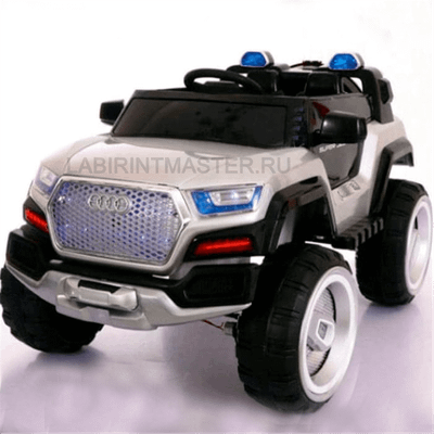 Детский электромобиль "Audi" белый, стандартная комплектация