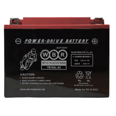 Аккумулятор WBR SMT / WBR MT 12-16-A (YB16AL-A2)