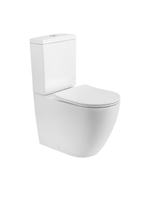 Унитаз-компакт CEZARES STYLUS CZR-538-CP-TOR/SC безободковый с сиденьем и смывом TORNADO