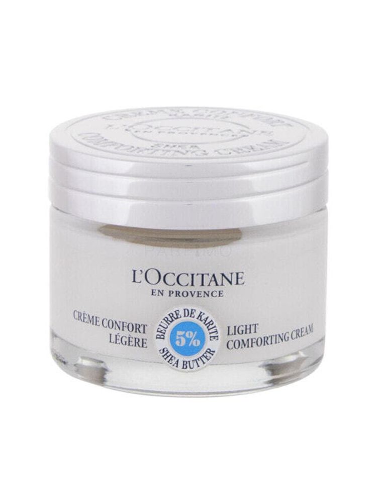 Увлажнение и питание L&#39;Occitane Shea Butter Light Comforting Cream 50 ml tagescreme für Frauen