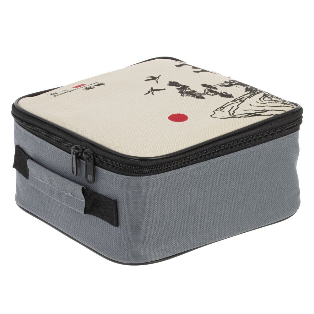 GAEM Набор для чайн церем на 4 перс, (чайник 220мл, 4 чашки 45мл, емкость/чая, подставка), L22 W22 H11 см