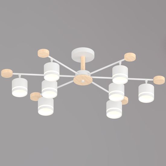 78730-0.3-08 GX53 WH+WOOD светильник потолочный