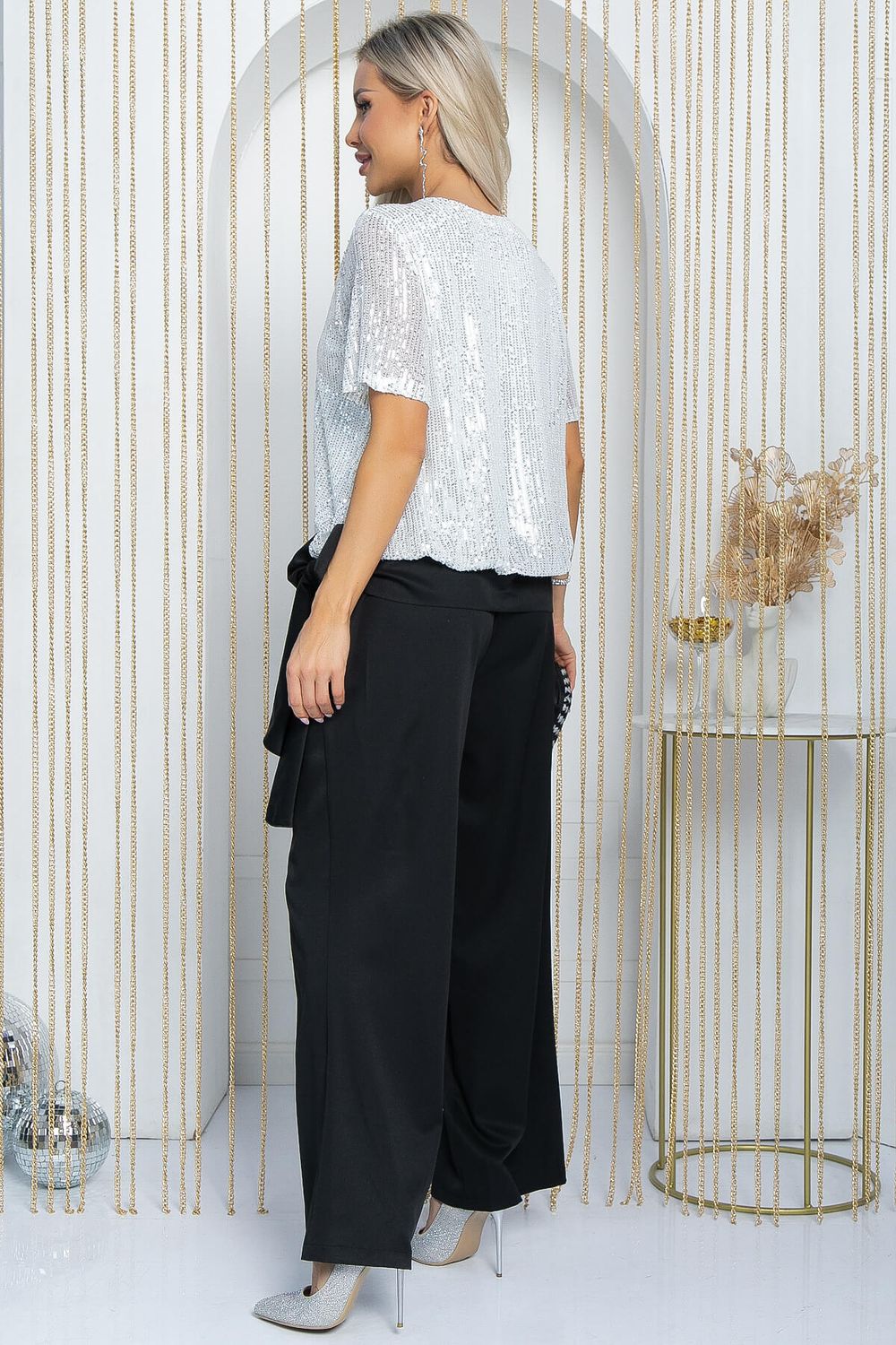 Костюм Первое впечатление (серебро) К11834 LT Collection