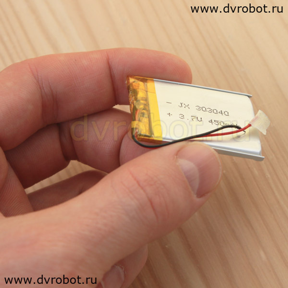 Аккумулятор Li-Po 3.7В-450мА/303040