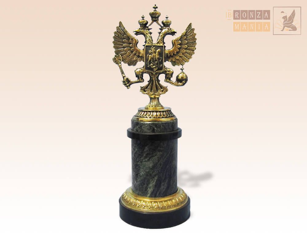 статуэтка Герб России колонна