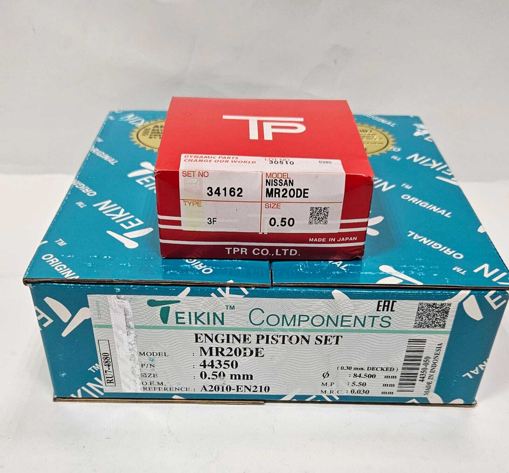 Поршни Teikin с кольцами TP +0.50 MR20DE