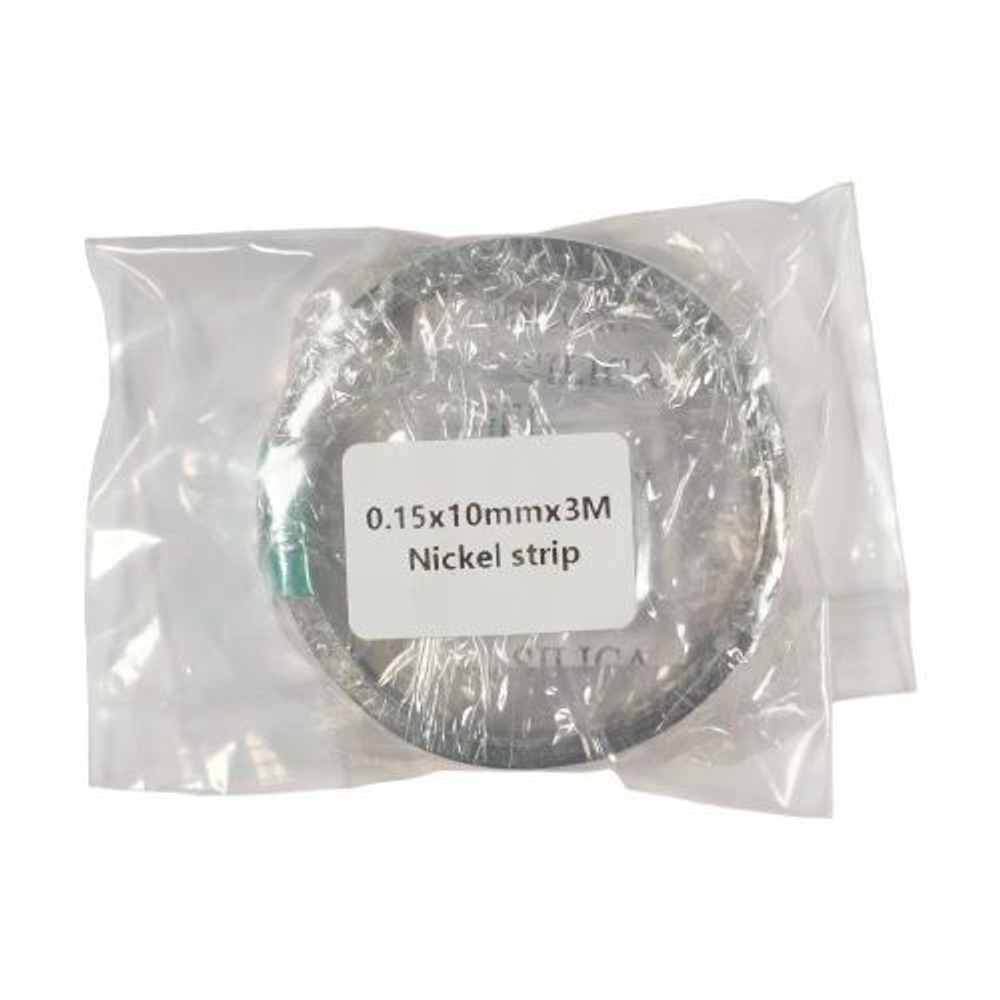 Никелированная лента для сварки и пайки аккумуляторов 0.15*10мм (3 метра)