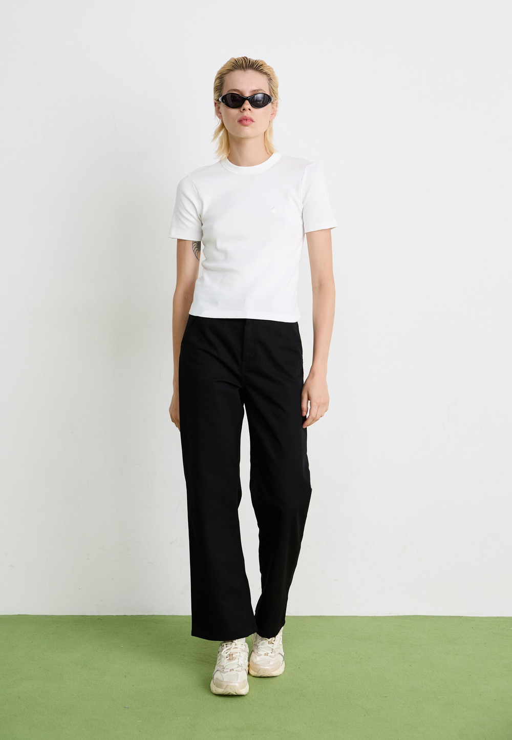 Carhartt WIP Тканевые брюки - Чёрный