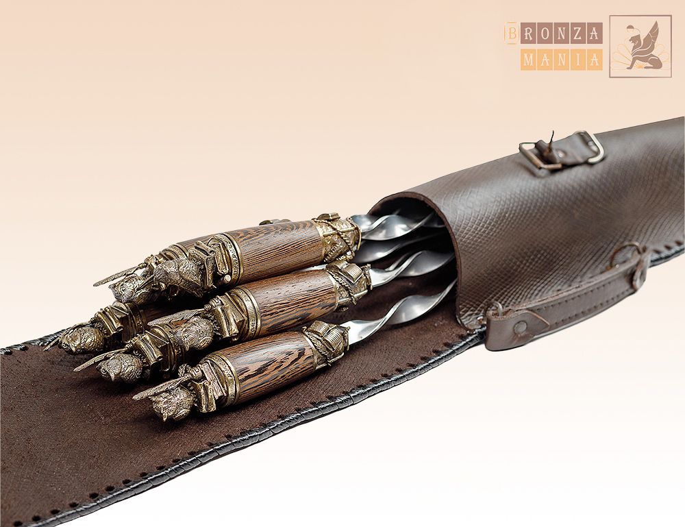 шампуры Мудрый руковолитель с чехлом