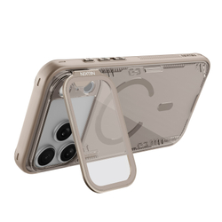 Чехол тонированный коричневый с MagSafe на iPhone 17 Pro Max, серия Iceblade Prop Magnetic (версия с прозрачной крышкой объектива) от Nillkin