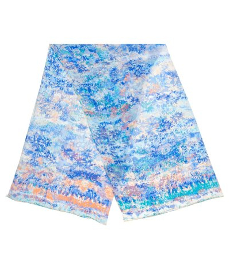 Шаль 110x200 Petrusse Rosee Bleu