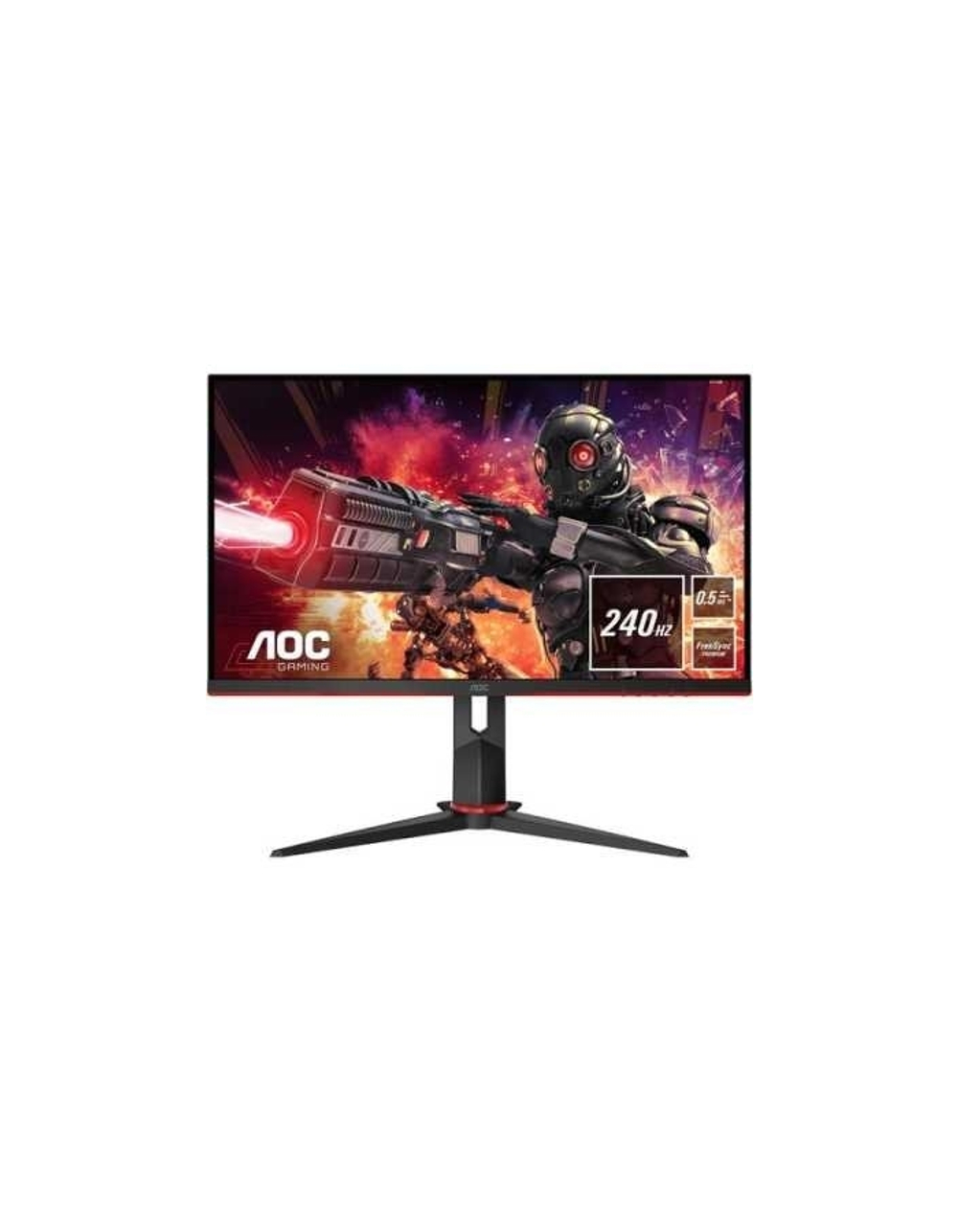 LCD AOC 23.8" 24G2ZU Gaming {IPS 1920x1080 240Hz 0.5ms 350cd 16:9 1000:1 8bit(6bit+FRC) 170/160 2xHDMI2.0 DisplayPort1.2 FreeSync(Prem) 4xUSB3.0 AudioOut 2x2W VESA}