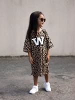 Платье детское трикотажное в садик