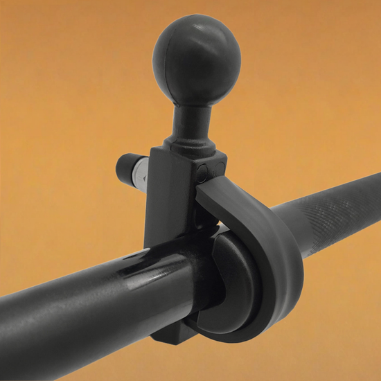 Держатель боковой на руль или бачок типоразмер B шар 1 дюйм алюминий