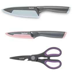 Набор ножей с ножницами Tefal Slicy K4319304, 3 предмета