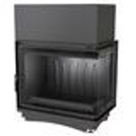 Каминная топка Kratki Oliwia/L/BS (угловое стекло слева) чугун