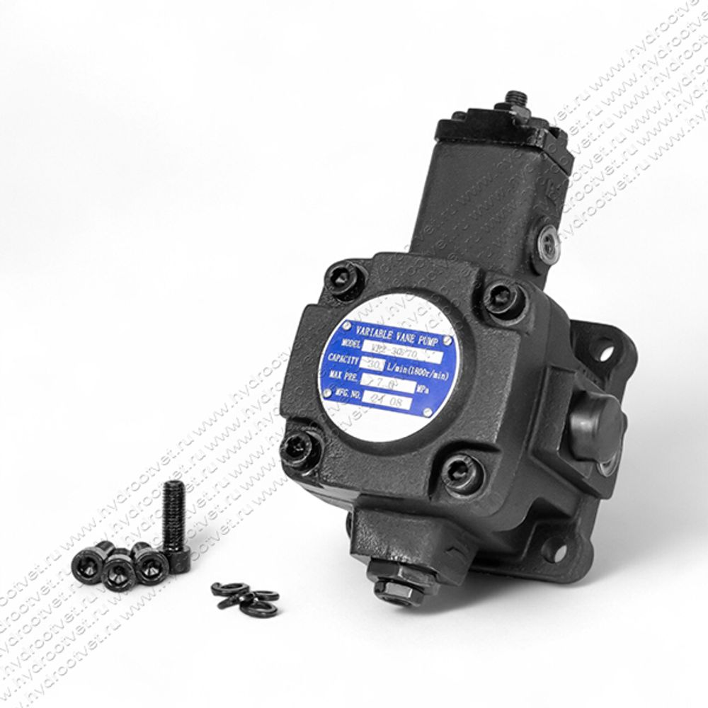 VP2-30-70 - Пластинчатый регулируемый насос, с рабочим объемом 16,6 см3, диапазон регулировки давления 50-70 бар, аналог насоса PVE-016PC3-R00B/30N
