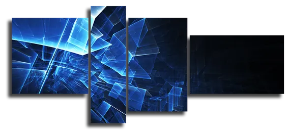 Модульная картина "Преломление света"