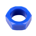 Эрекционное кольцо Nust Bolts Cock Ring, голубой (Цвет: голубой)